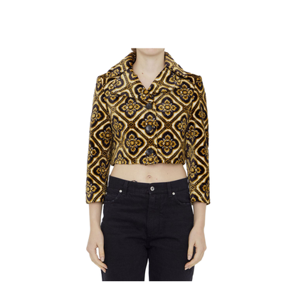 Velvet Cropped Jacket