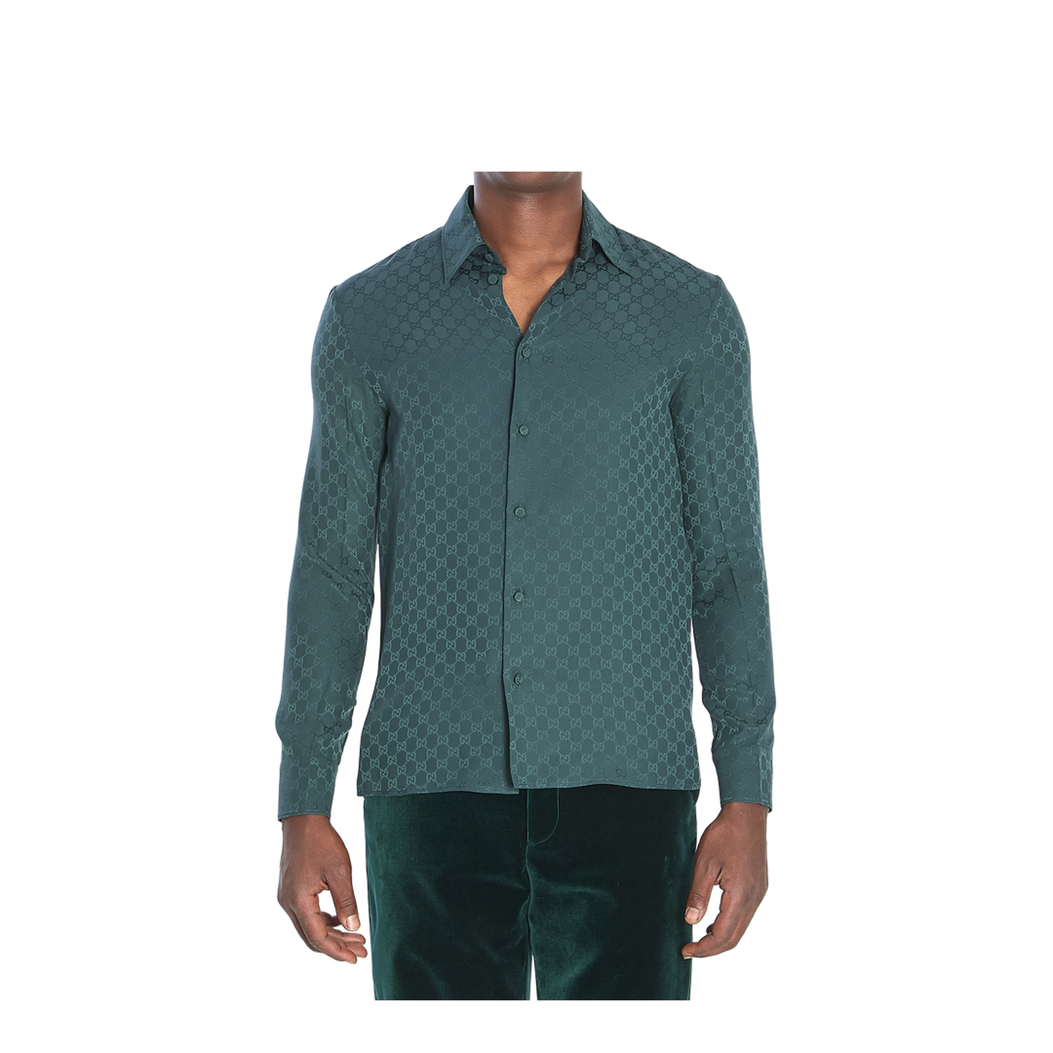 Silk Jacquard Shirt