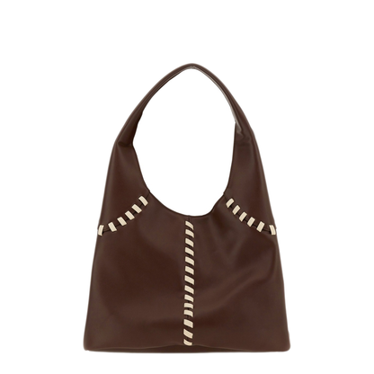 MAYFEYR - Themoire' - Borsa Ninfa Lace - TMSR24NLA14BROWNSHELL
