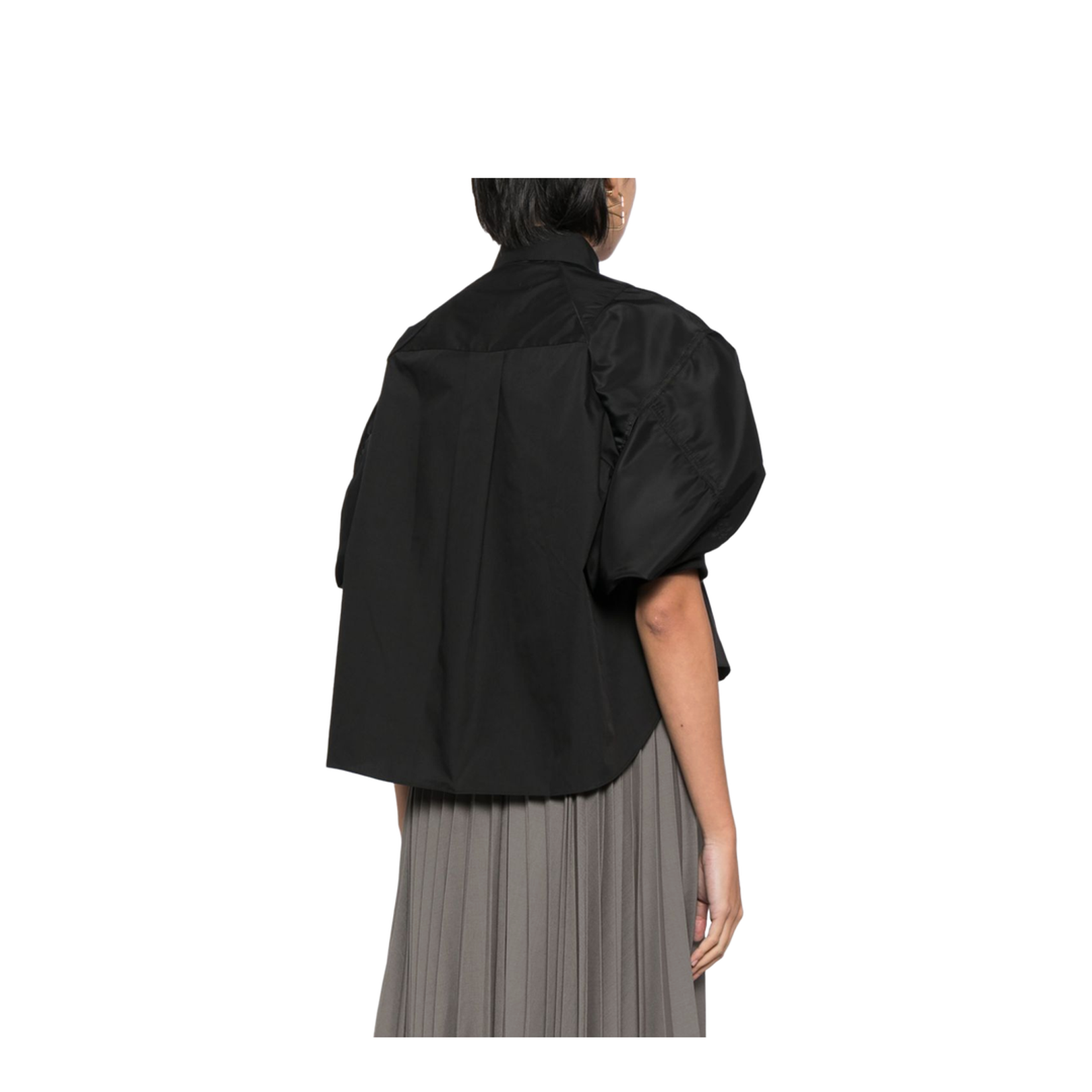Cotton Poplin x Nylon Twill Shirt