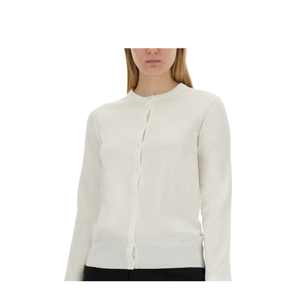 MAYFEYR - Dolce & Gabbana - Cardigan With Lace Inlays - FXJ16ZJEMM0W0800