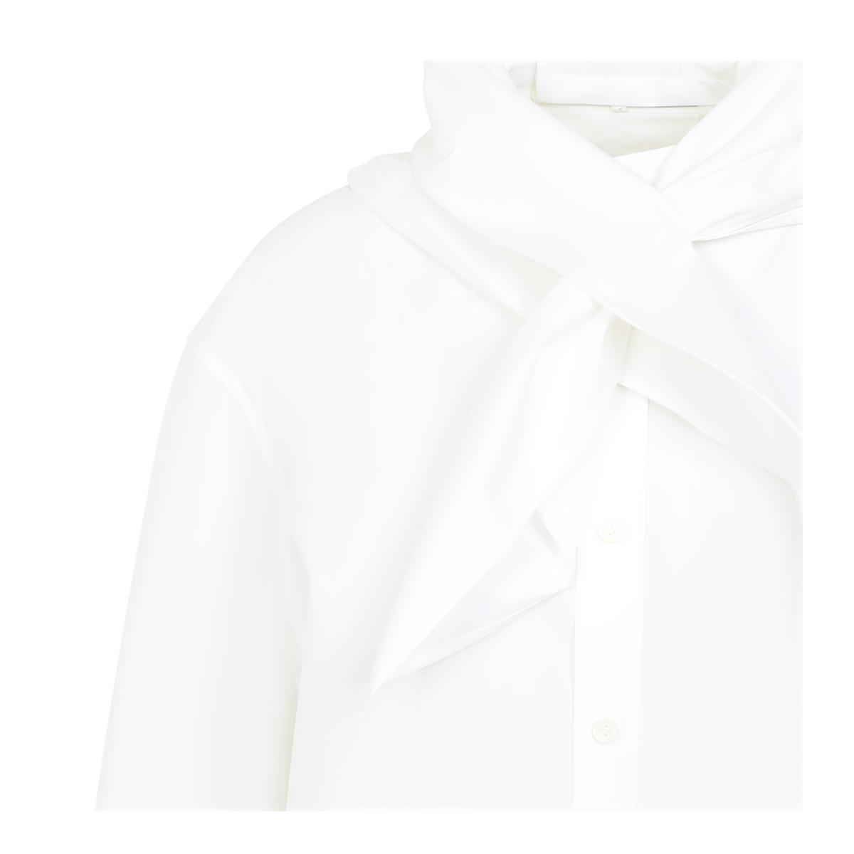 MAYFEYR - CARVEN - White Scarf Shirt - 6262K21008N000