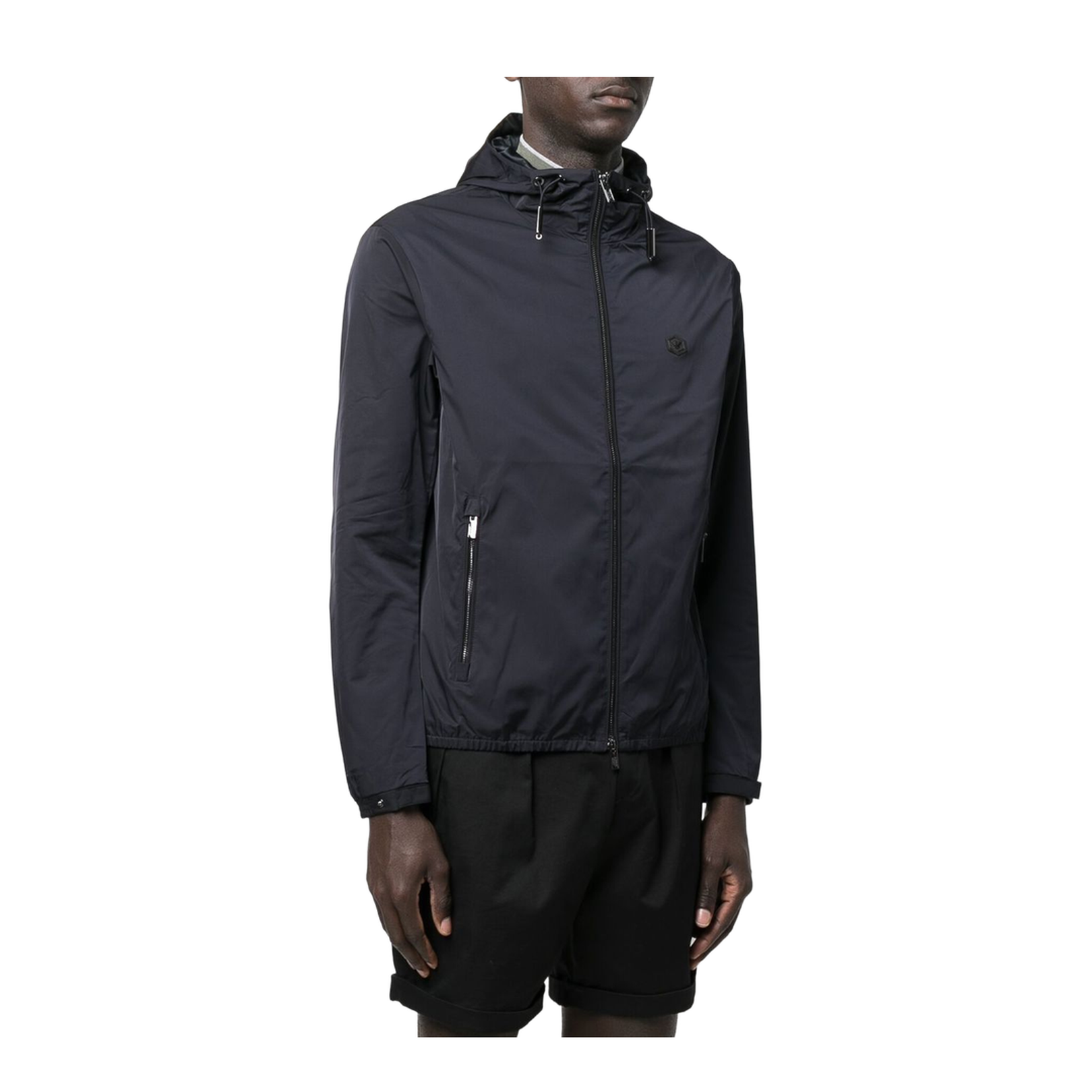 Water-Repellent Hooded Jacket