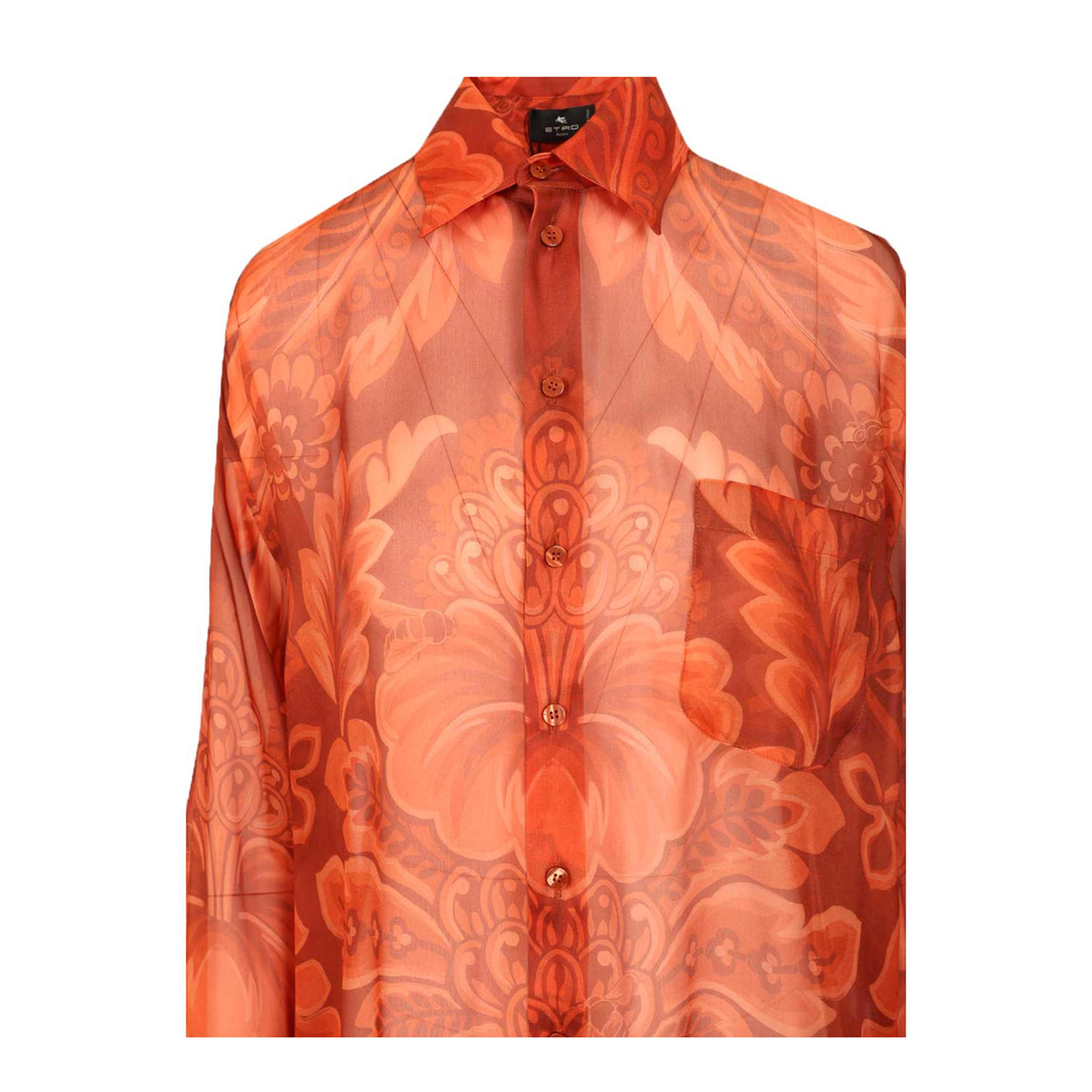 Silk Shirt Orange