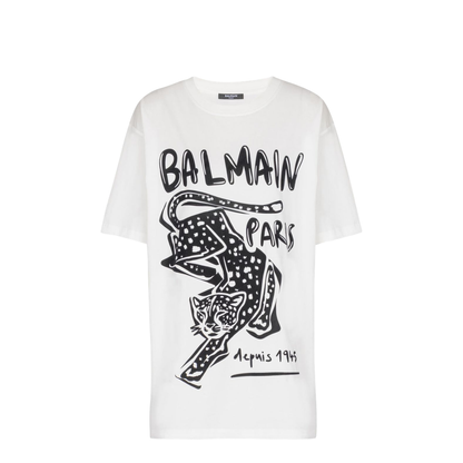 Short-Sleeved T-shirt Leopard Print