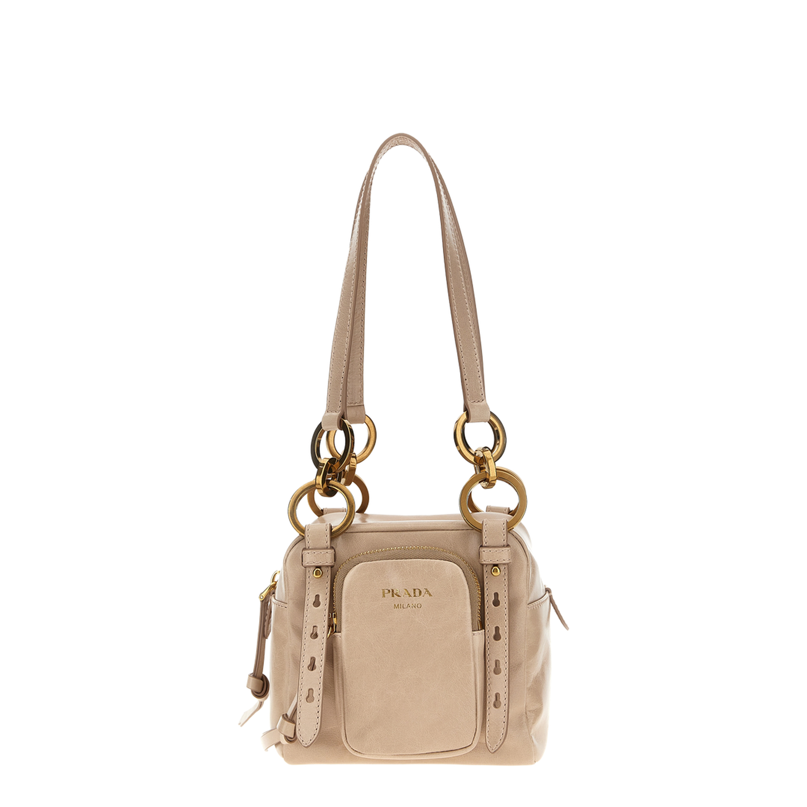 Dangle Mini Leather Top-Handle Bag