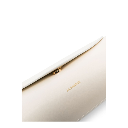 MAYFEYR - Jil Sander - Ivory Leather Small Cannolo Shoulder Bag - J07WD0023P4840106