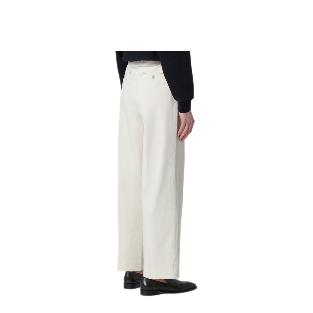 MAYFEYR - Dunst - Ivory Double Pleat Trousers - UDPA6A224COIV