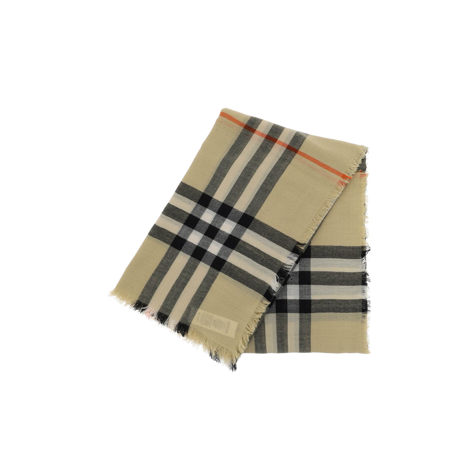 Beige Wool Scarf