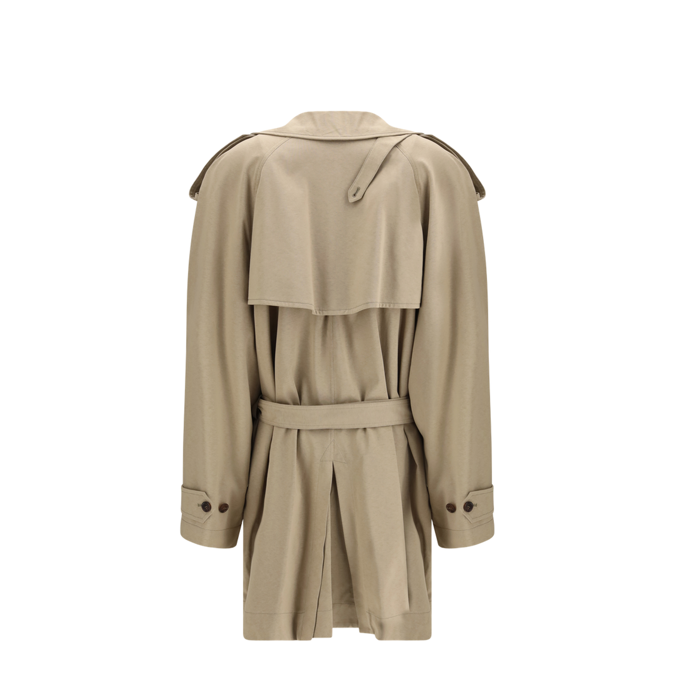 MAYFEYR - Balenciaga - Belted Double-Breasted Trench Coat - 862426TSVC1