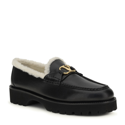 MAYFEYR - Valentino - Vlogo Fur Loafers - 7W0S0NF5JJJ0NI