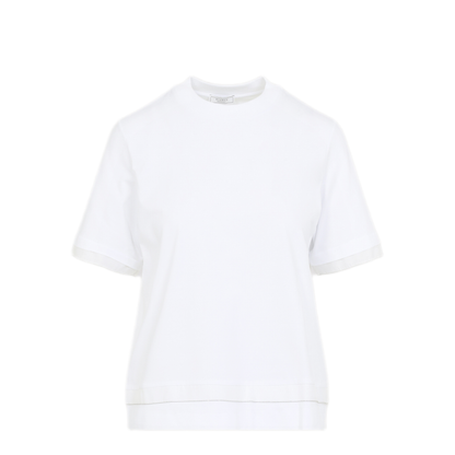 MAYFEYR - PESERICO - White Cotton T Shirt - A06739J00070A00A