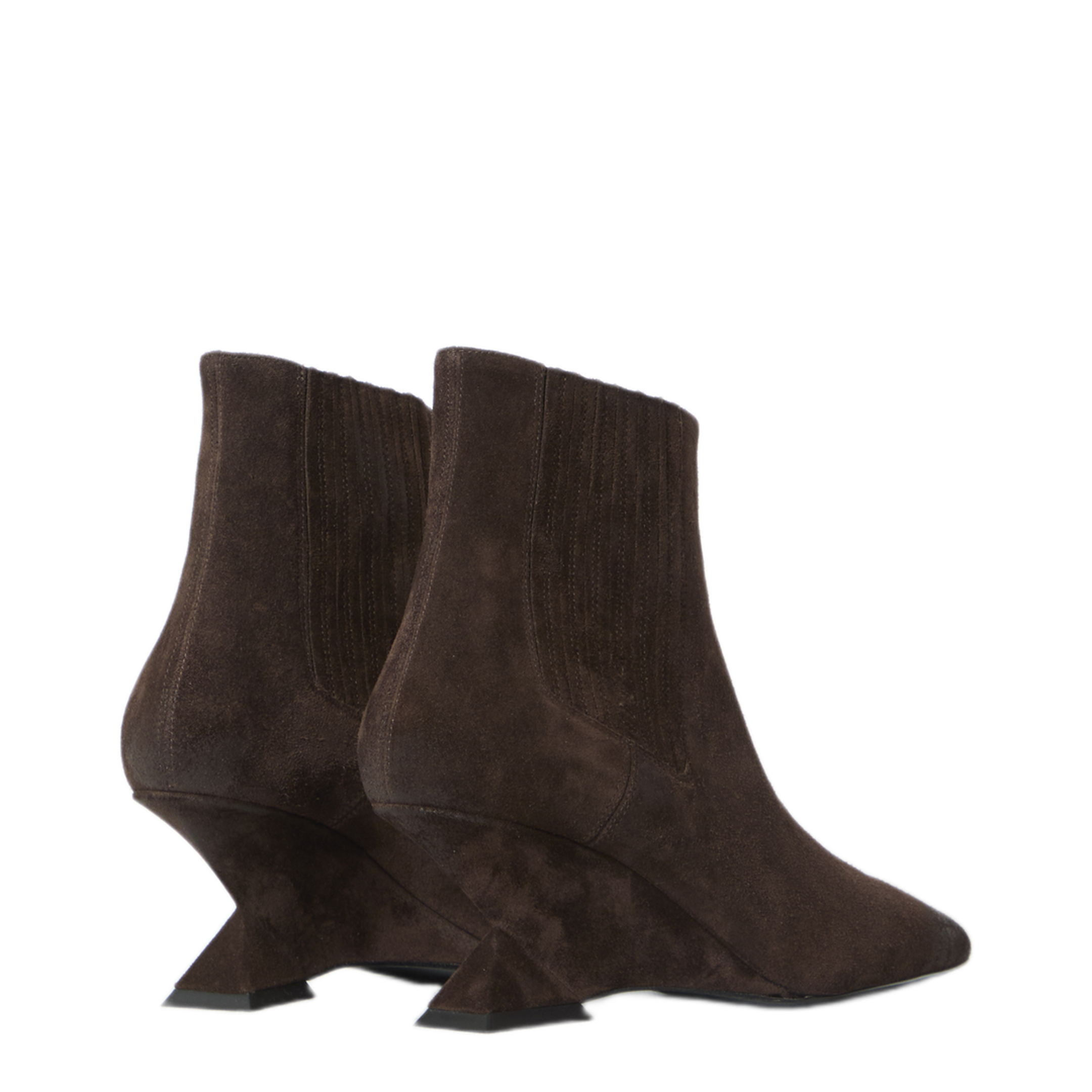 MAYFEYR - The Attico - Cheope Dark Brown Ankle Boots - 261WSH00921108AA204