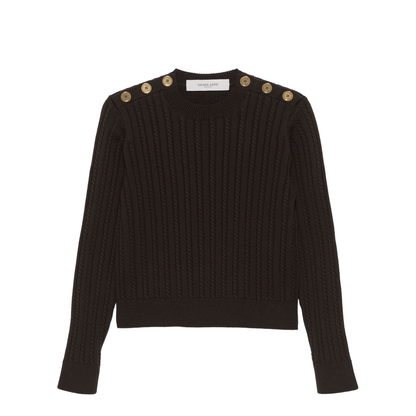 Coffee Brown Crew Neck Long Sleeve Sweater