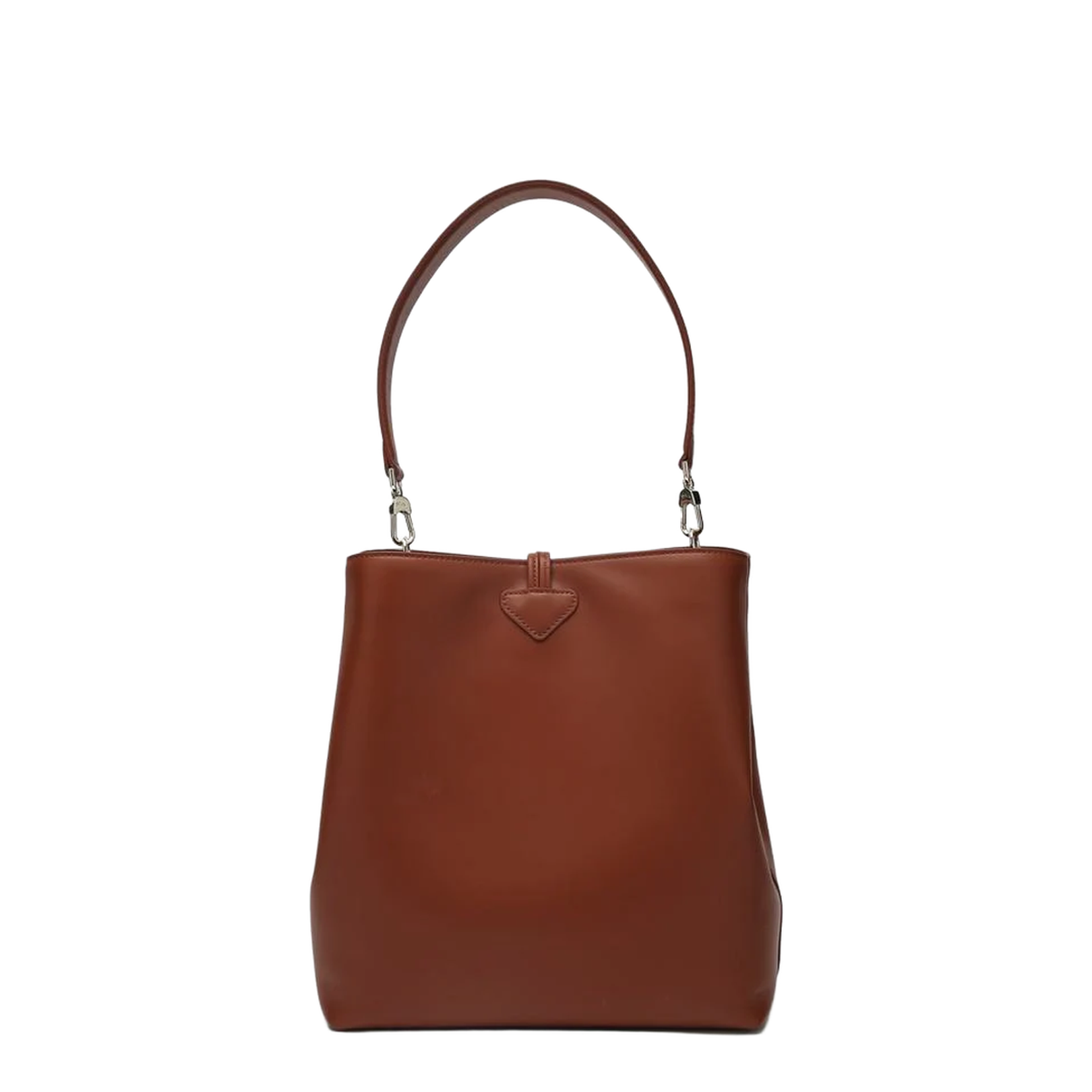 Medium-sized Bag in Bark-Coloured Calfskin Leather