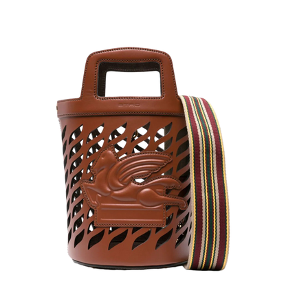 Caramel Leather Bucket Bag