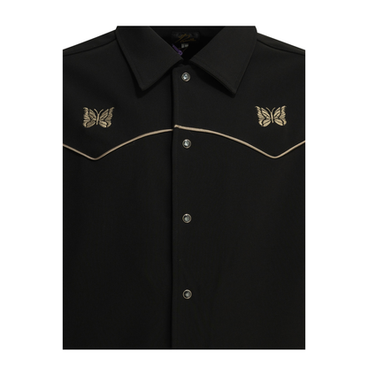 MAYFEYR - Needles - Piping Cowboy Overshirt Jacket - SX223CBLACK