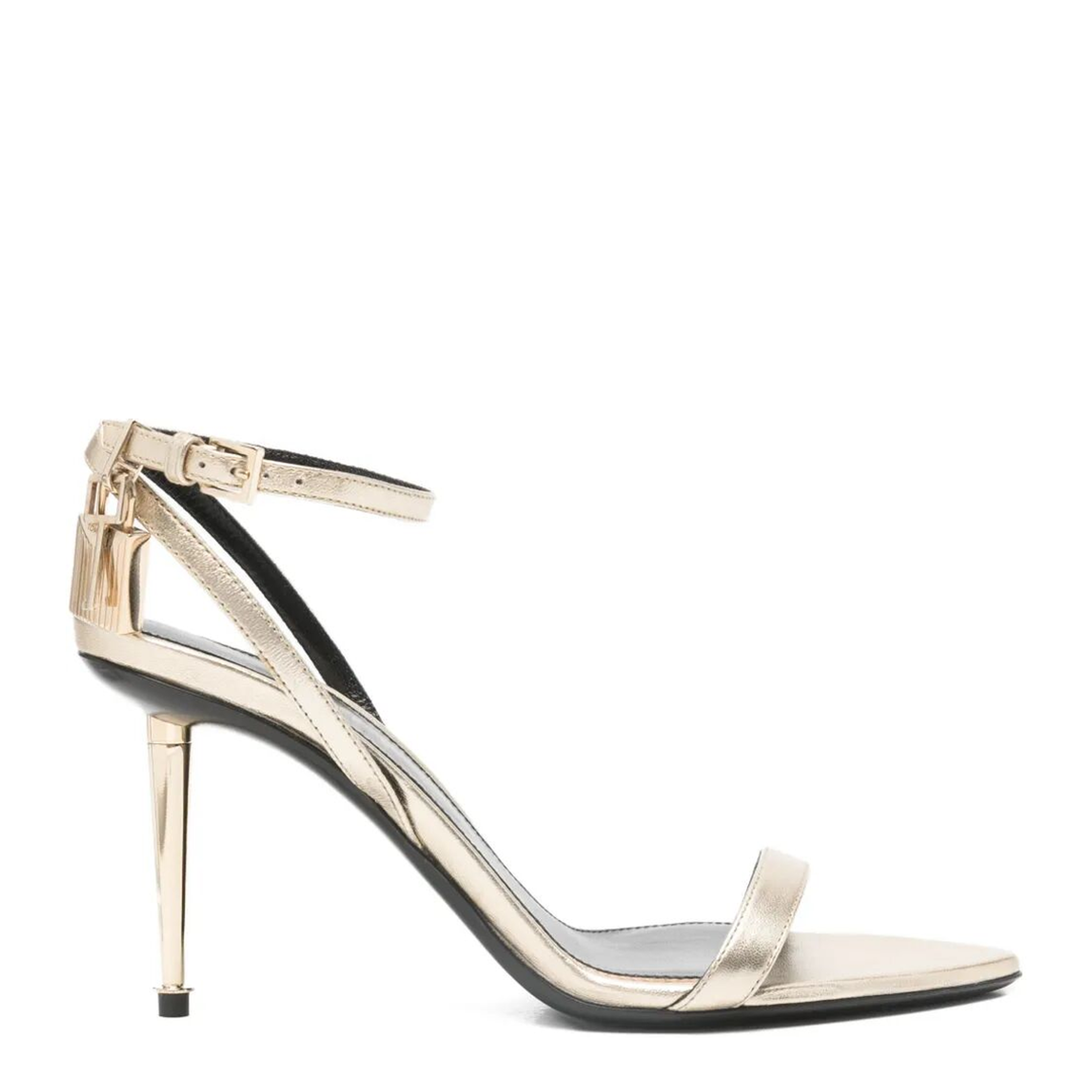 MAYFEYR - Tom Ford - Ankle-Strap Padlock 90 Mid Heel Sandals - W2748LSP014PYAC