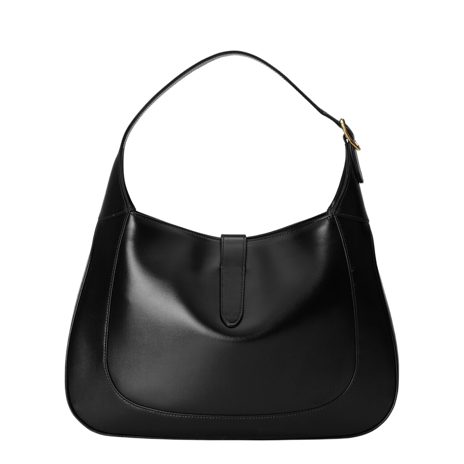 Black Leather Hobo Jackie 1961 Handbag