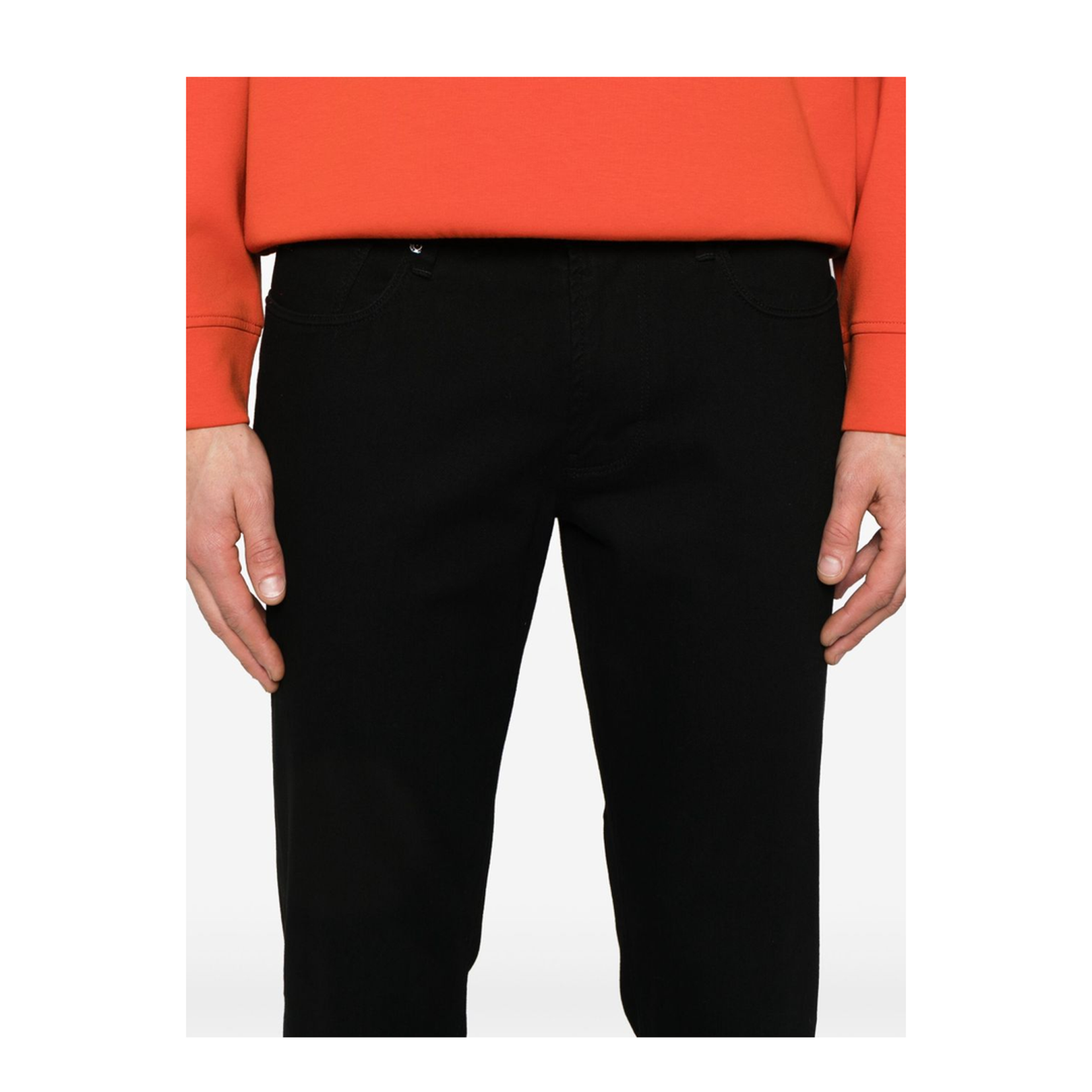 Black Denim Cotton Jeans