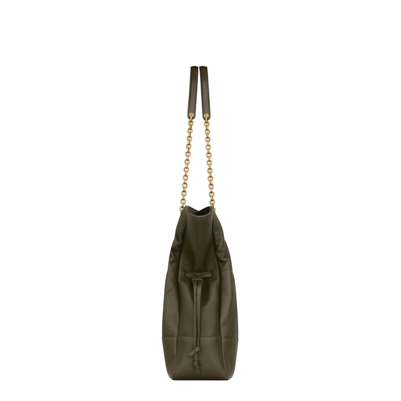 Jamie Small Leather Bucket Bags - Green