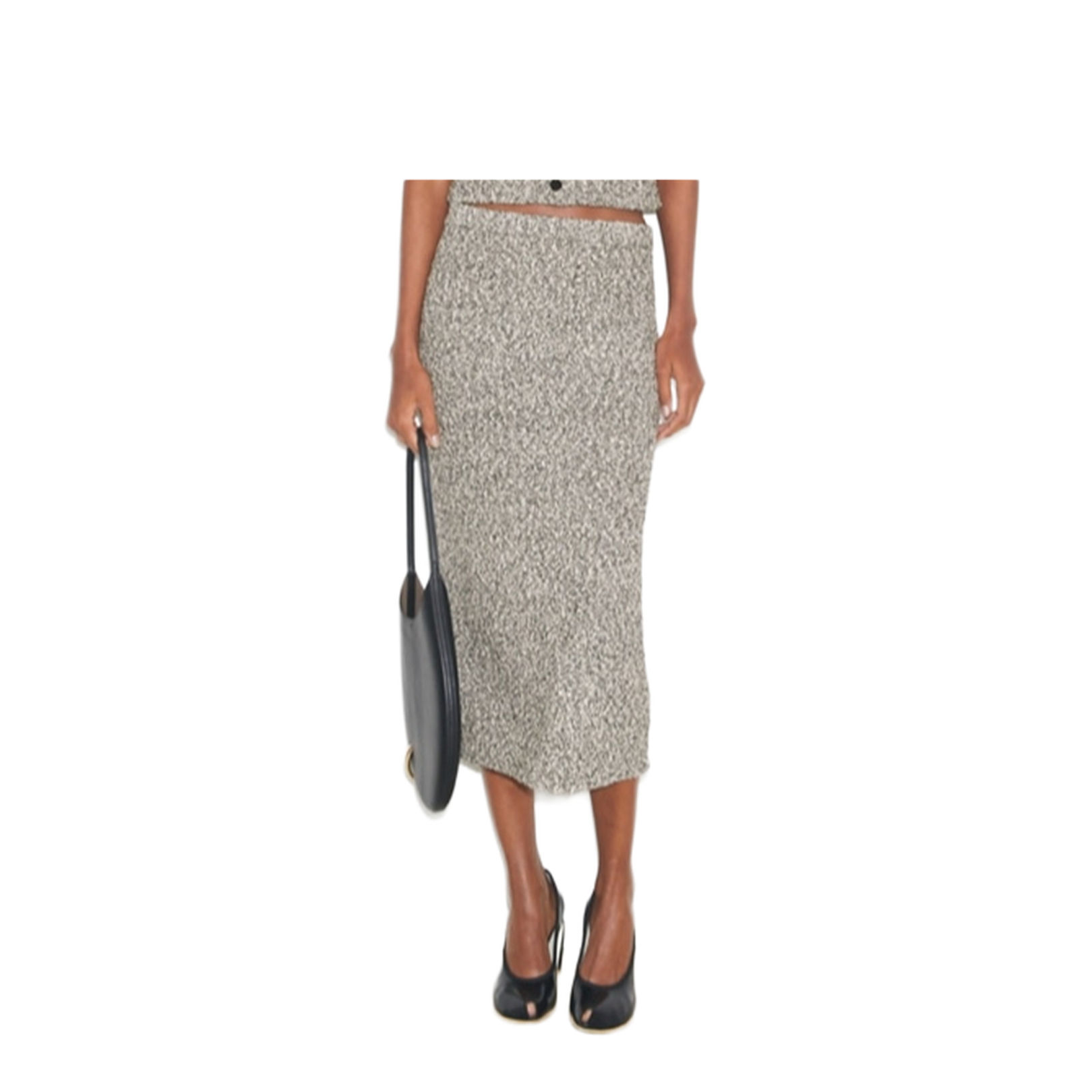 Long Tweed Skirt