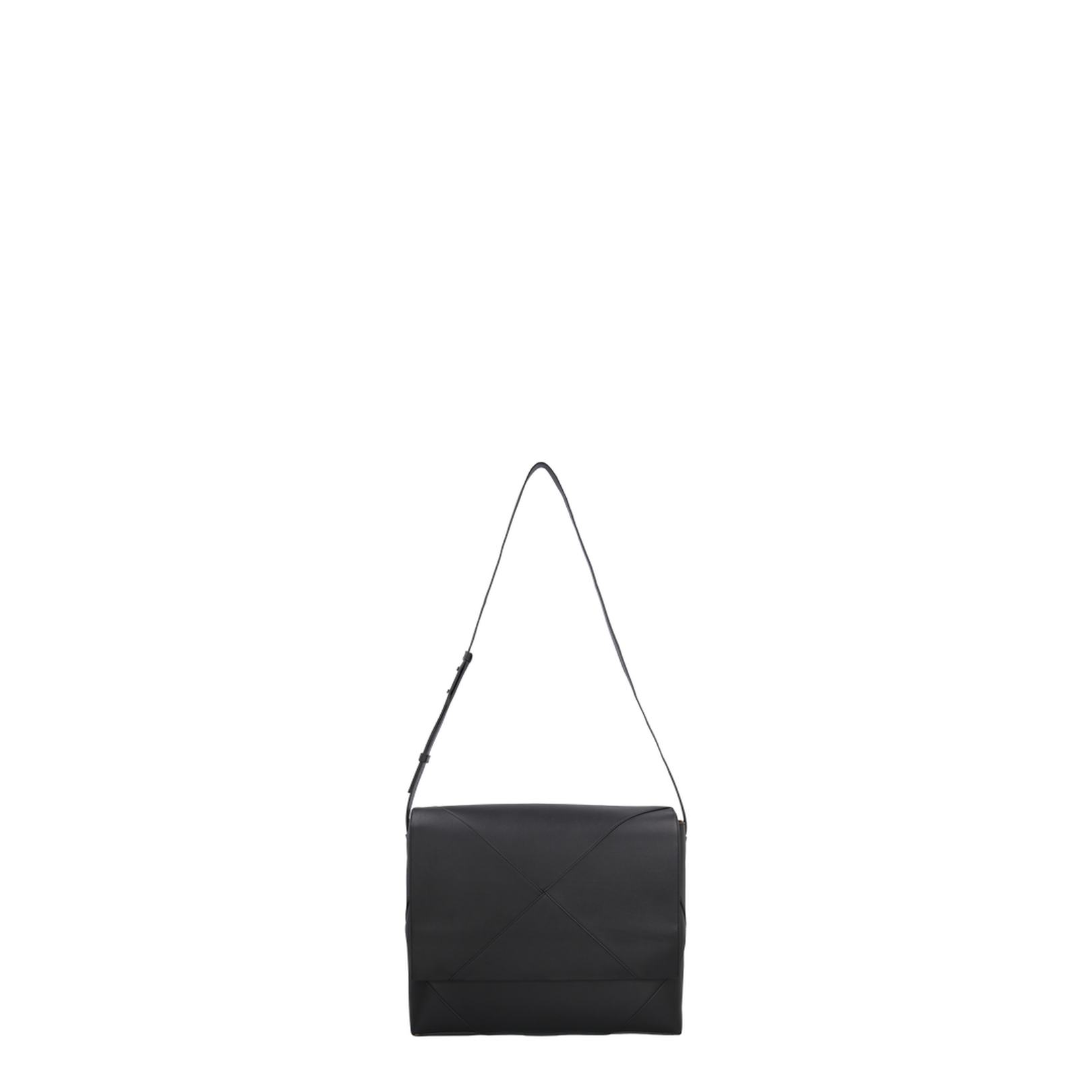 Leather Messenger Shoulder Bag