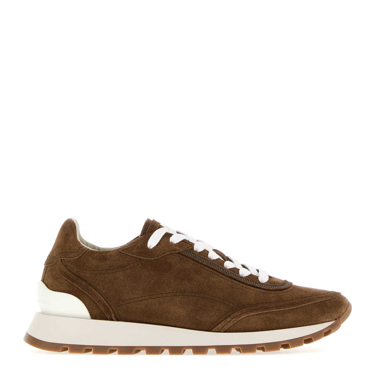 MAYFEYR - Brunello Cucinelli - Brown Suede Sneakers - MZSFG3318C9773