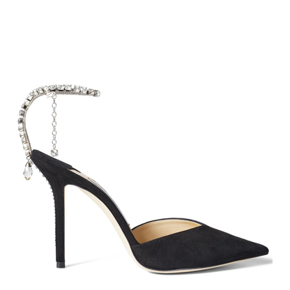 MAYFEYR - Jimmy Choo - With Heel - SAEDA100EWABLACKCRYSTAL