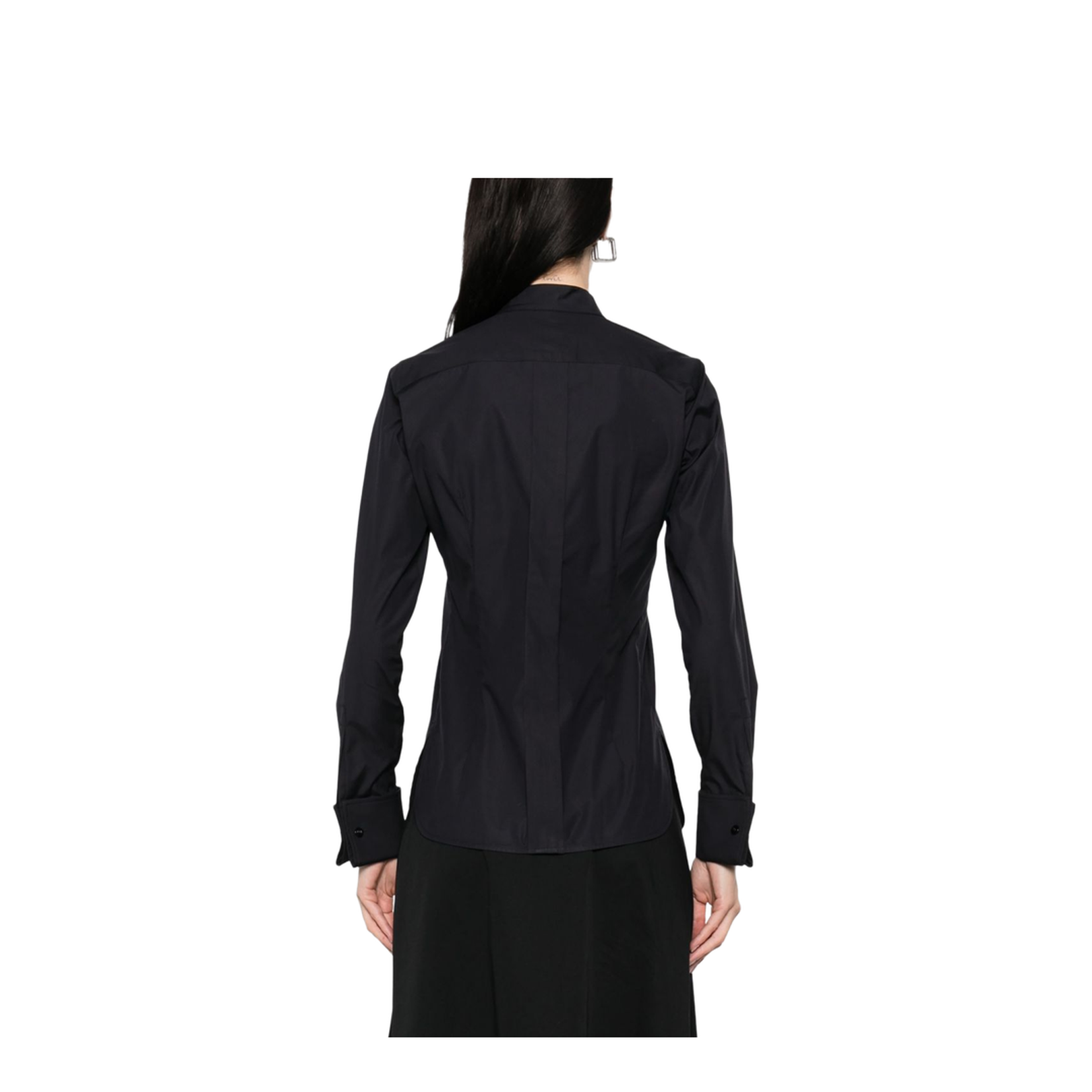 Cotton Shirt in Midnight Blue