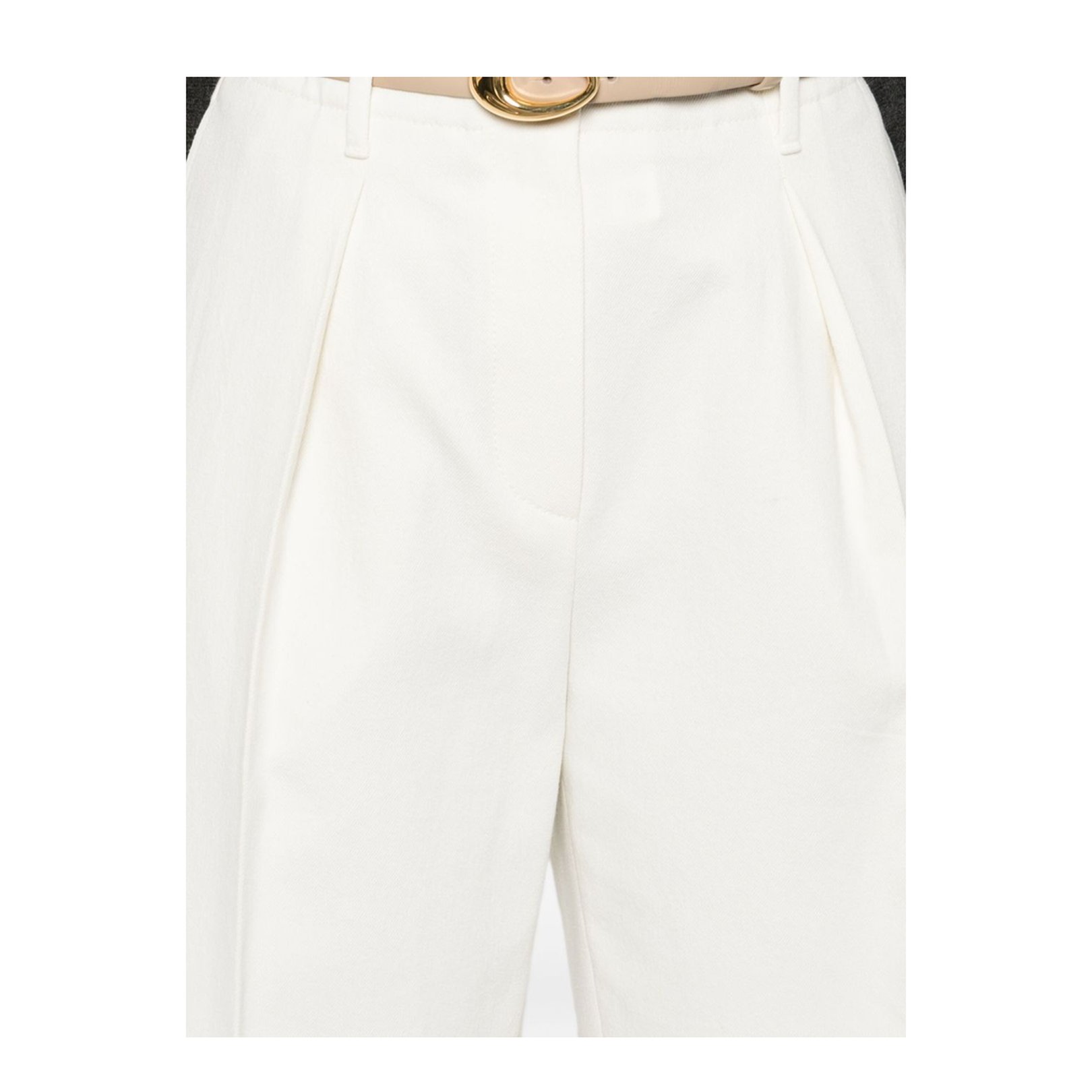 Cropped Cotton Trousers
