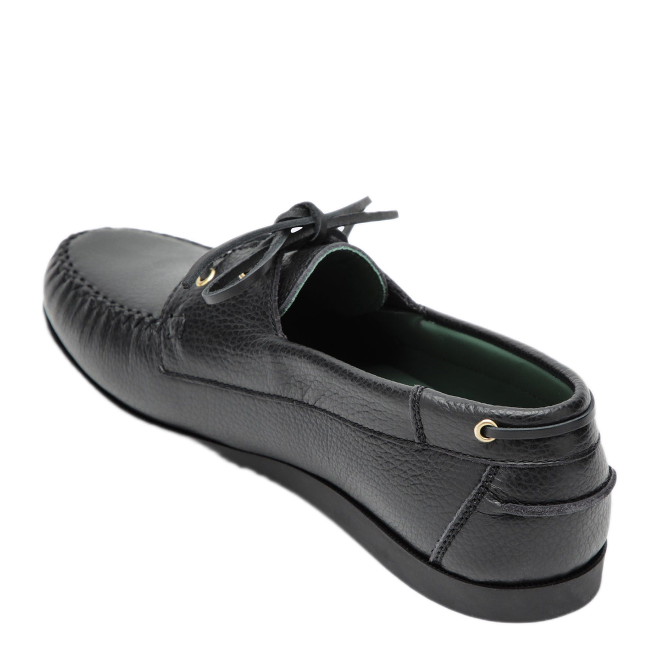 MAYFEYR - VINNY's - Black Boat Shoe In Leather - 16218999