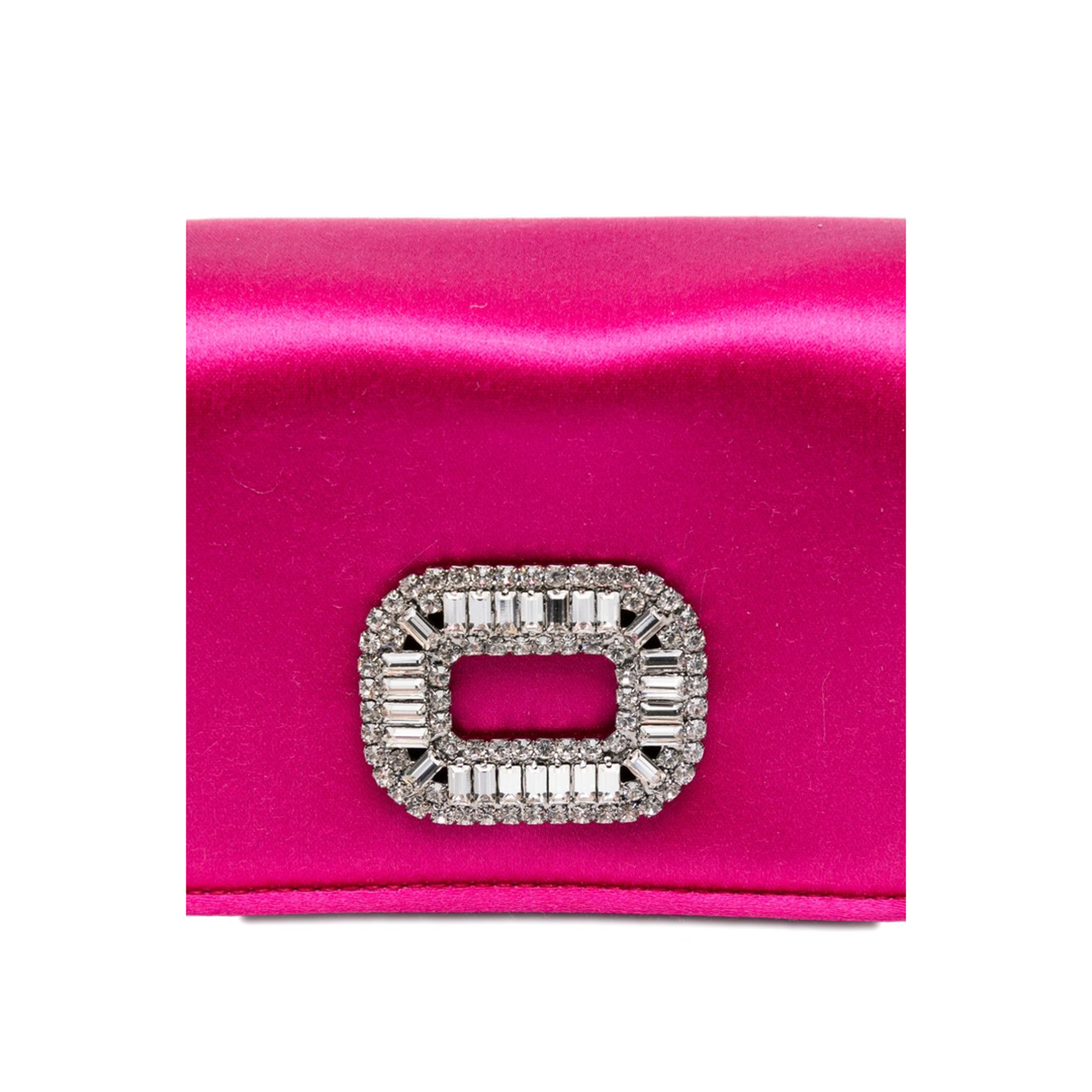 Crystal Mini Leather Shoulder Bag - Pink