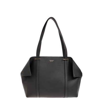 MAYFEYR - Ferragamo - Leather Shoulder Bag - 21A580SCARFTTM789576NERO