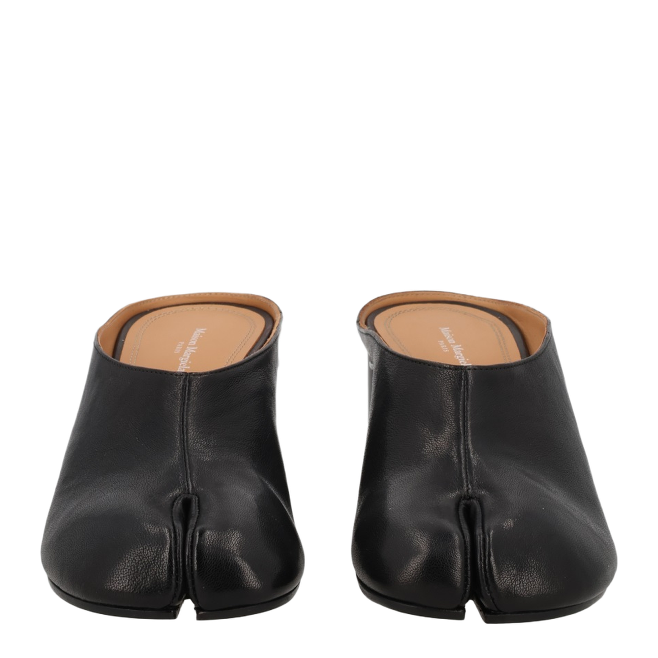 Black Tabi Mule Pumps