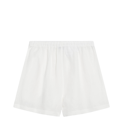 MAYFEYR - Prada - White Embroidered Linen Shorts - P248KROOO122GF0009