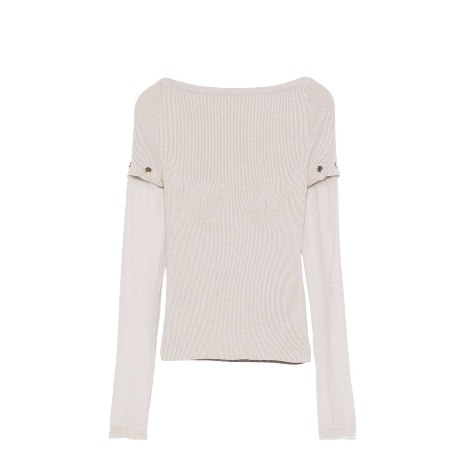 Layered Crewneck Sweater