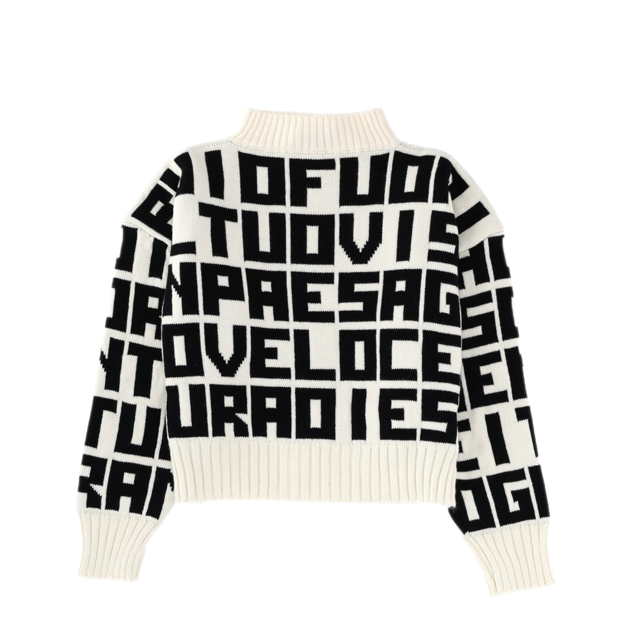 MAYFEYR - MSGM - X Caterina Frongia Lettered Sweater - 3942MDM19925798902A