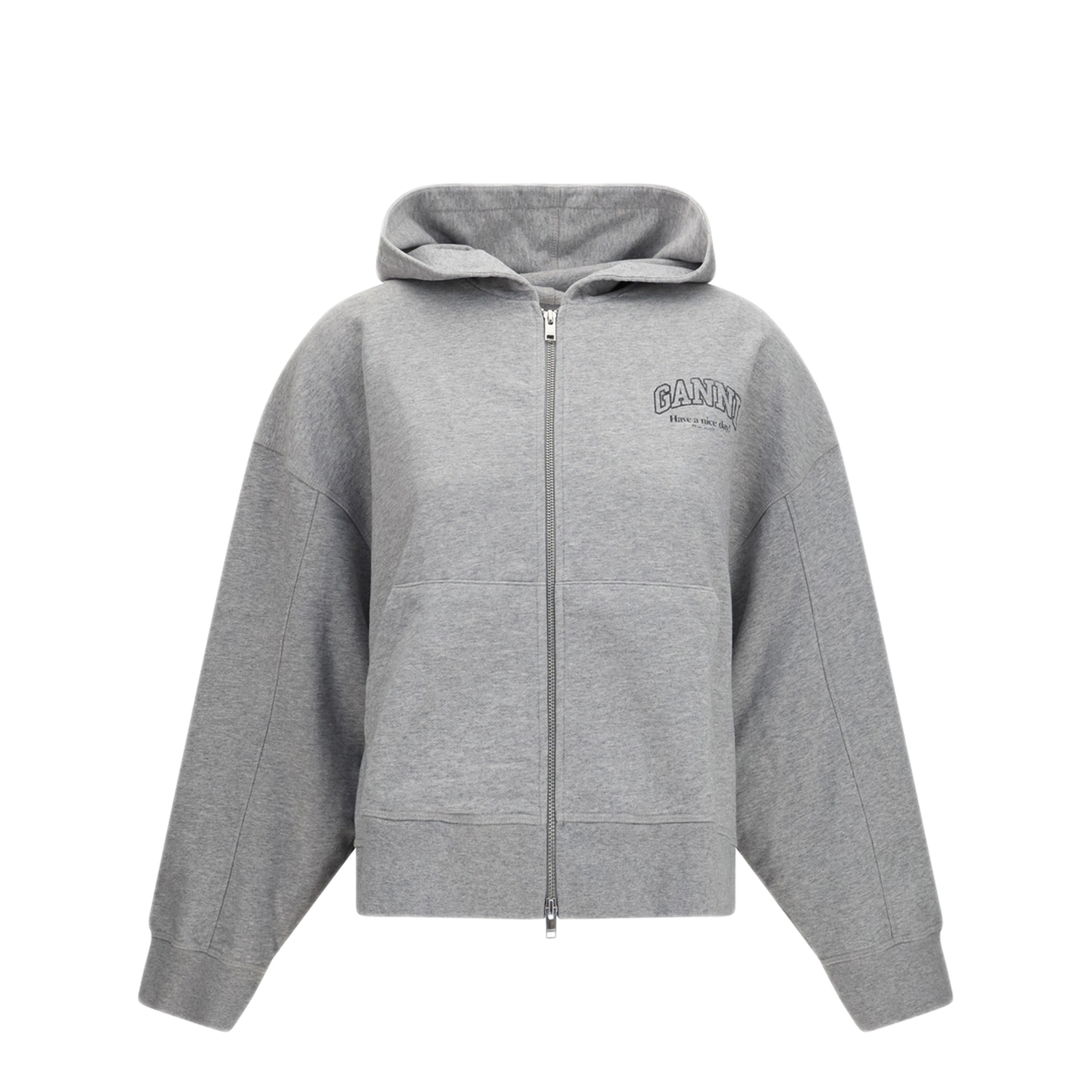 MAYFEYR - Ganni - Cotton Zip Up Hoodie - A1060023920