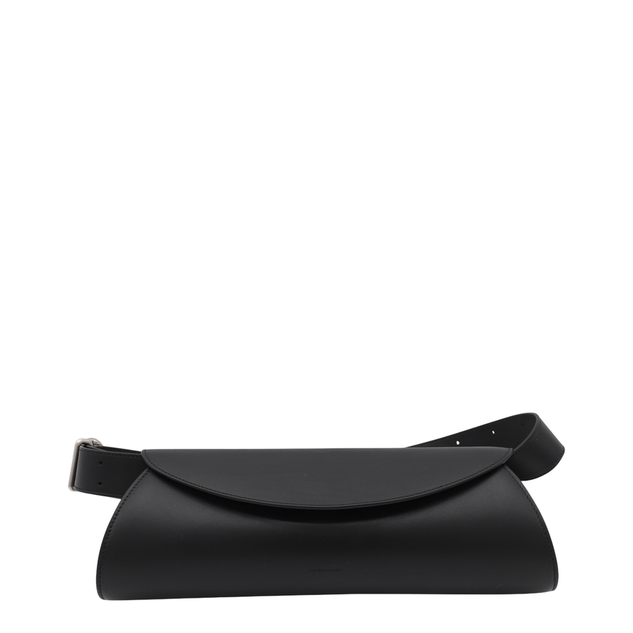 Cannolo Grande Calf Leather Shoulder Bag - Black