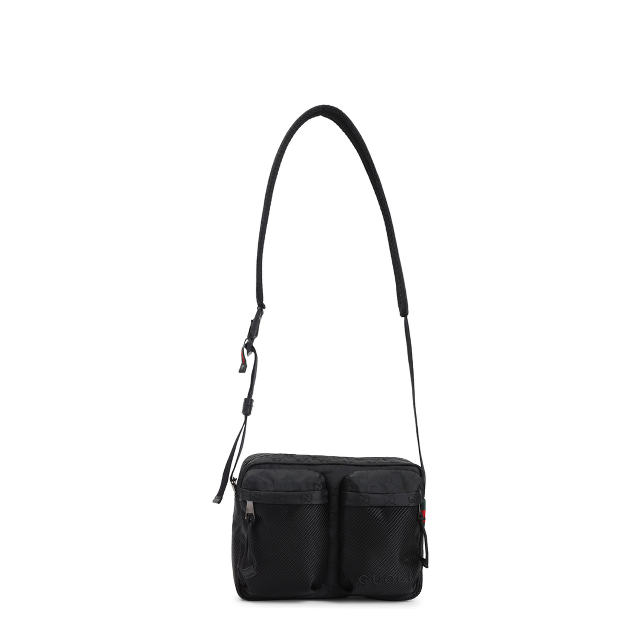 Nexus Small Crossbody Bag in Black GG Nylon