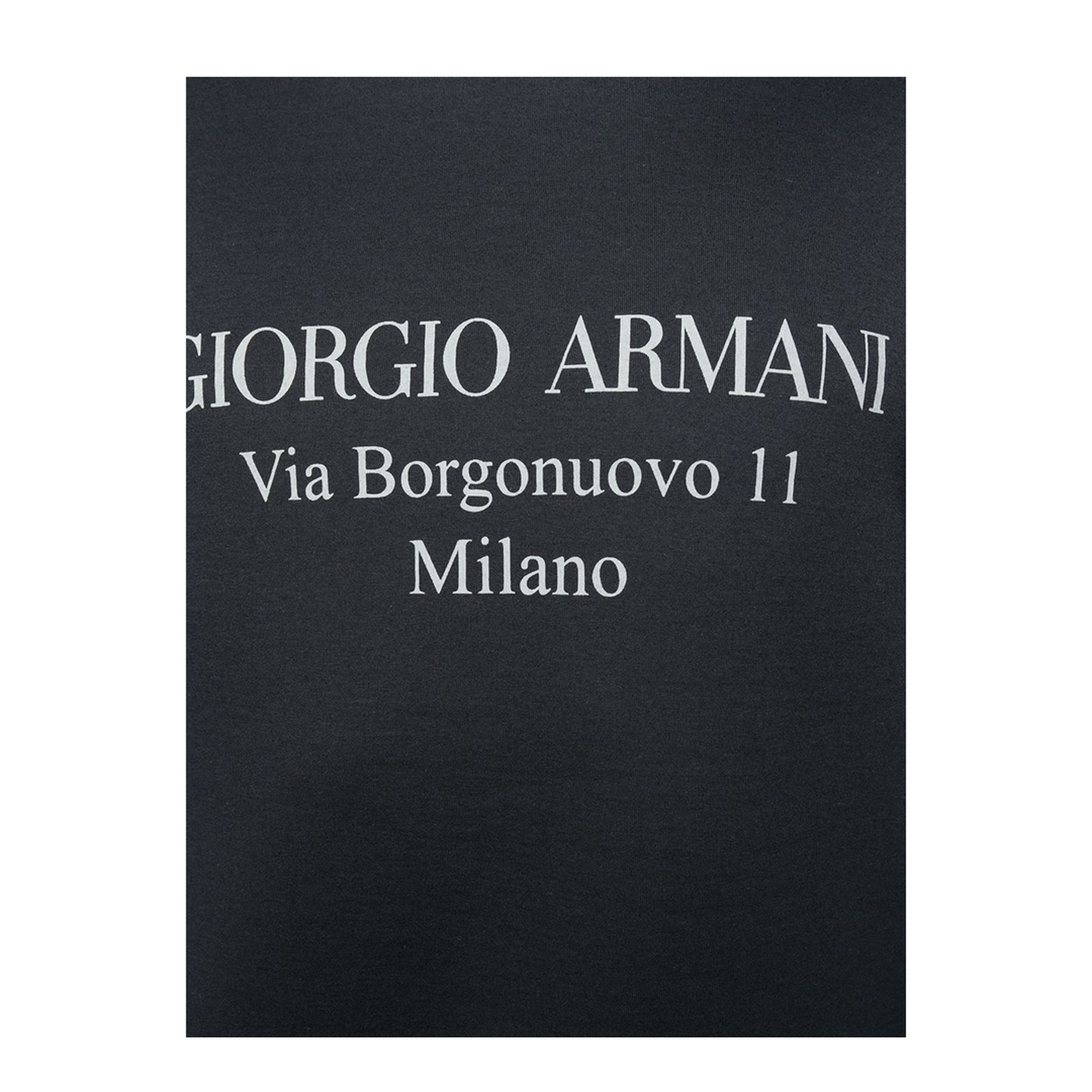 MAYFEYR - GIORGIO ARMANI - Borgonuovo 11 Cotton Double Jersey Sweatshirt - 3GSM81SJSXZUBVN