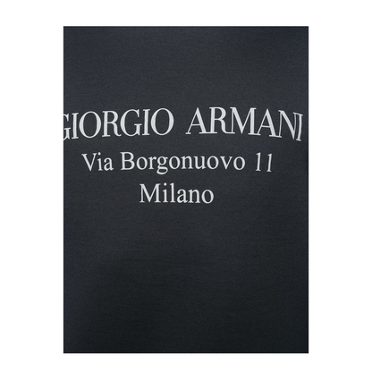 MAYFEYR - GIORGIO ARMANI - Borgonuovo 11 Cotton Double Jersey Sweatshirt - 3GSM81SJSXZUBVN
