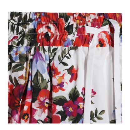 Long Skirt with a Floral Print