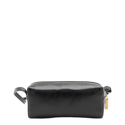 Kye Mini Calf Leather Crossbody - Black