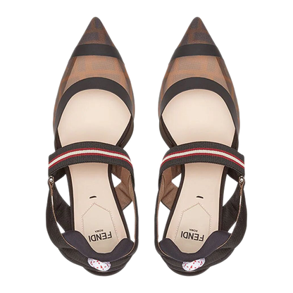 MAYFEYR - Fendi - Tech Mesh Colibrì Slingbacks - 8J6716A2D7