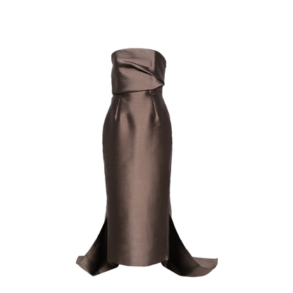 MAYFEYR - Solace London - Dresses Brown - OS47047FLINT