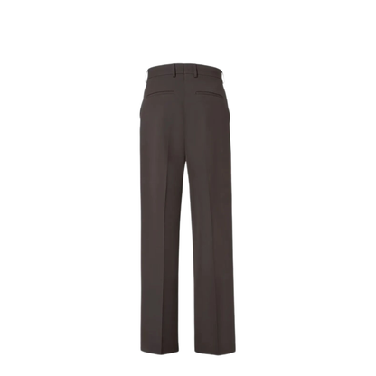 Brown wool trousers