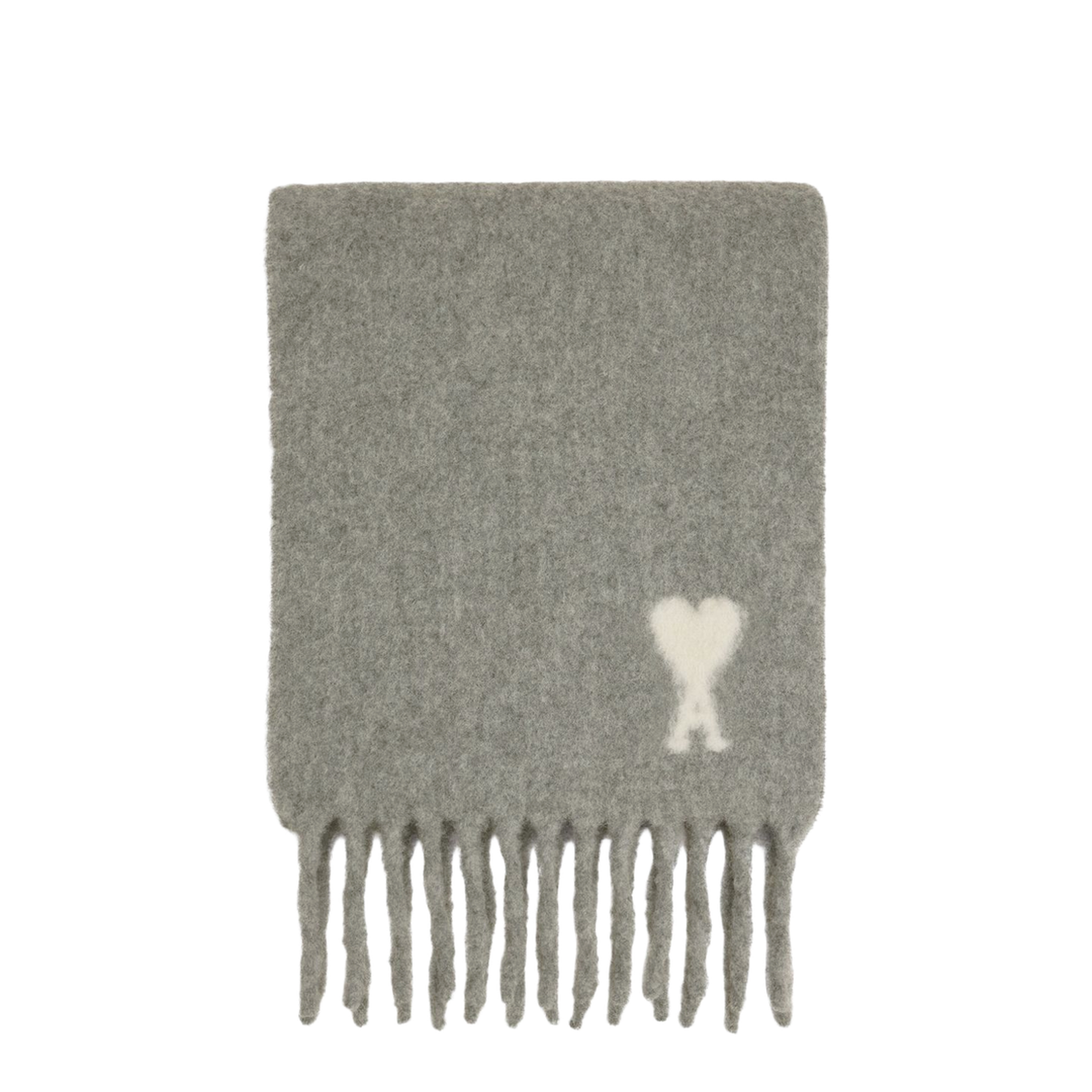 Grey Alpaca Scarf