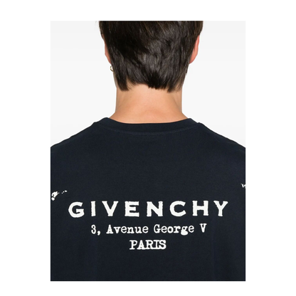 MAYFEYR - Givenchy - Cotton T-Shirt With Stamp Print - BM71NK3YRJ